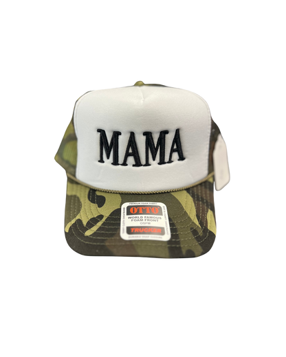MAMA Puffed Camo Foam Cap