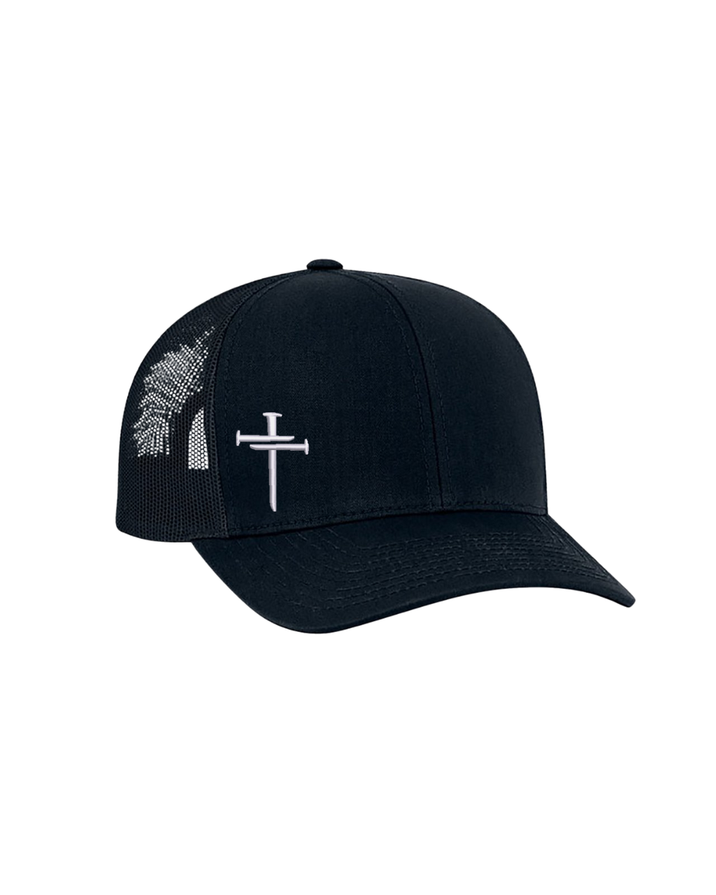 Unisex Nail Cross Trucker Snapback
