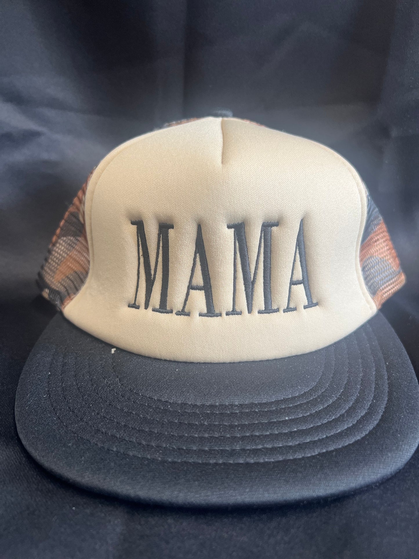 Mama Camo Flat Bill Snapback