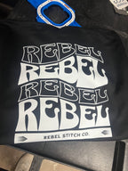 Rebel Black Unisex Hooded Sweatshirt