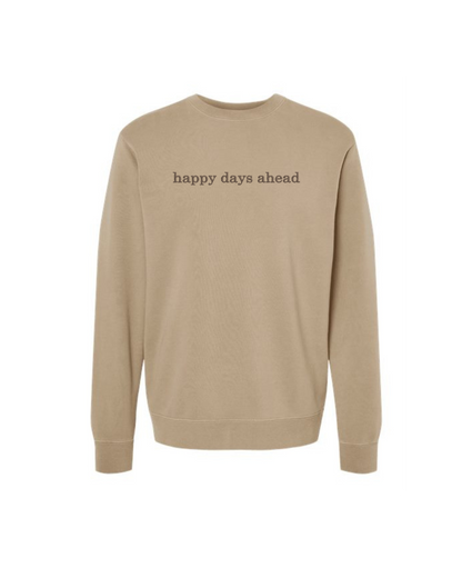 Happy Days Unisex Midweight Crewneck