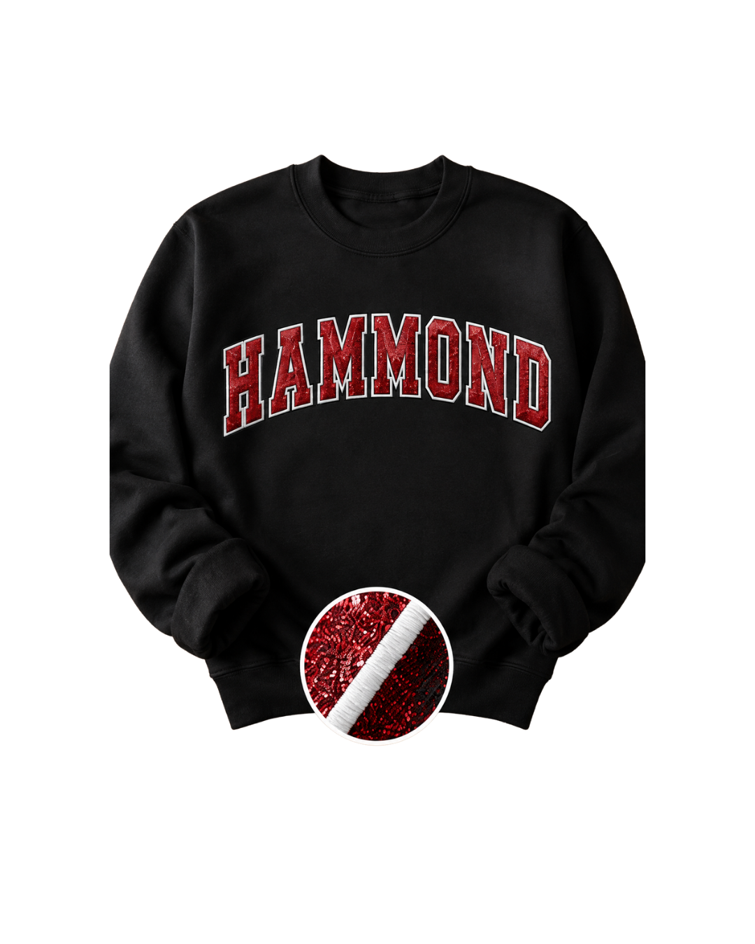 Hammond Twill Gildan Crew (Red)