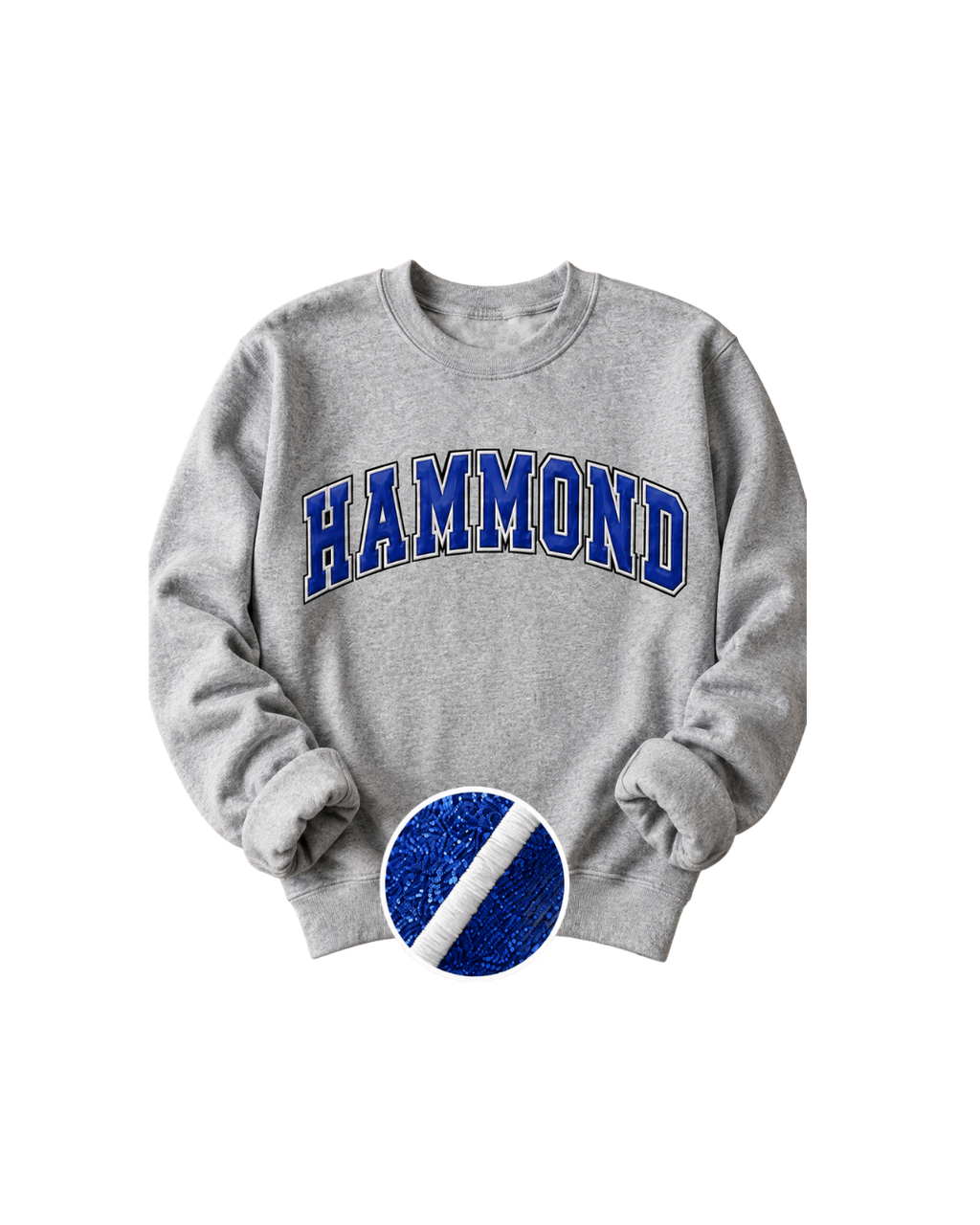 Hammond Twill Gildan Crew (Blue)