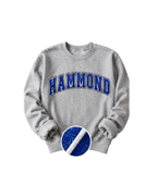 Hammond Twill Gildan Crew (Blue)