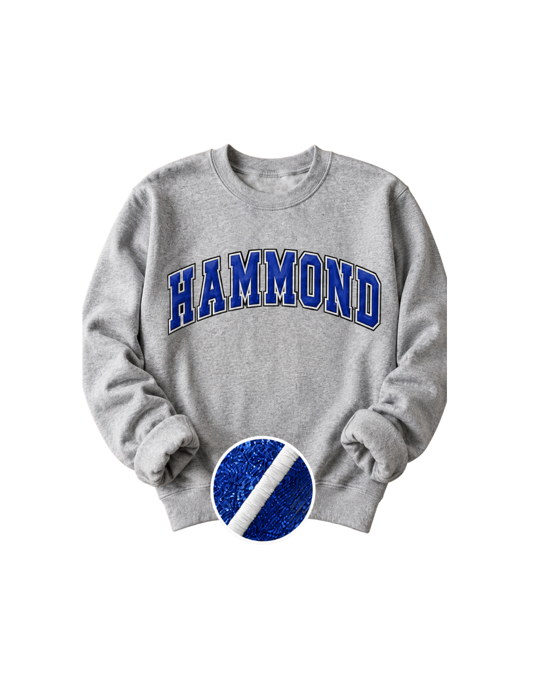 Hammond Twill Gildan Crew (Blue)