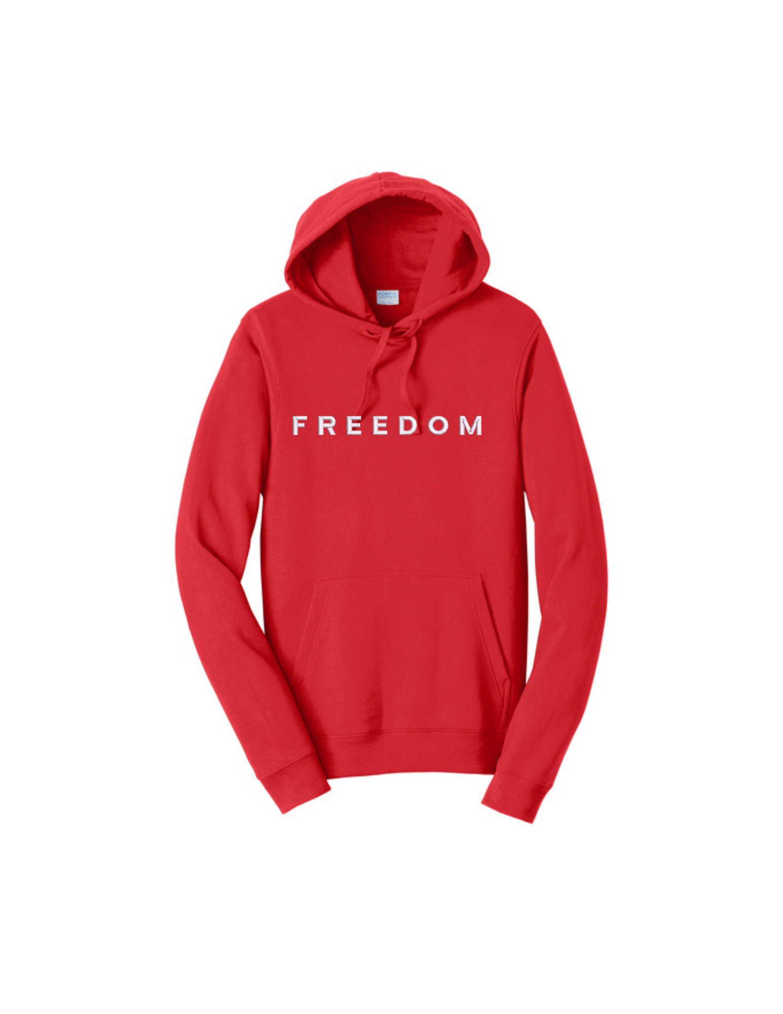 Red FREEDOM Hooded Sweatshirt